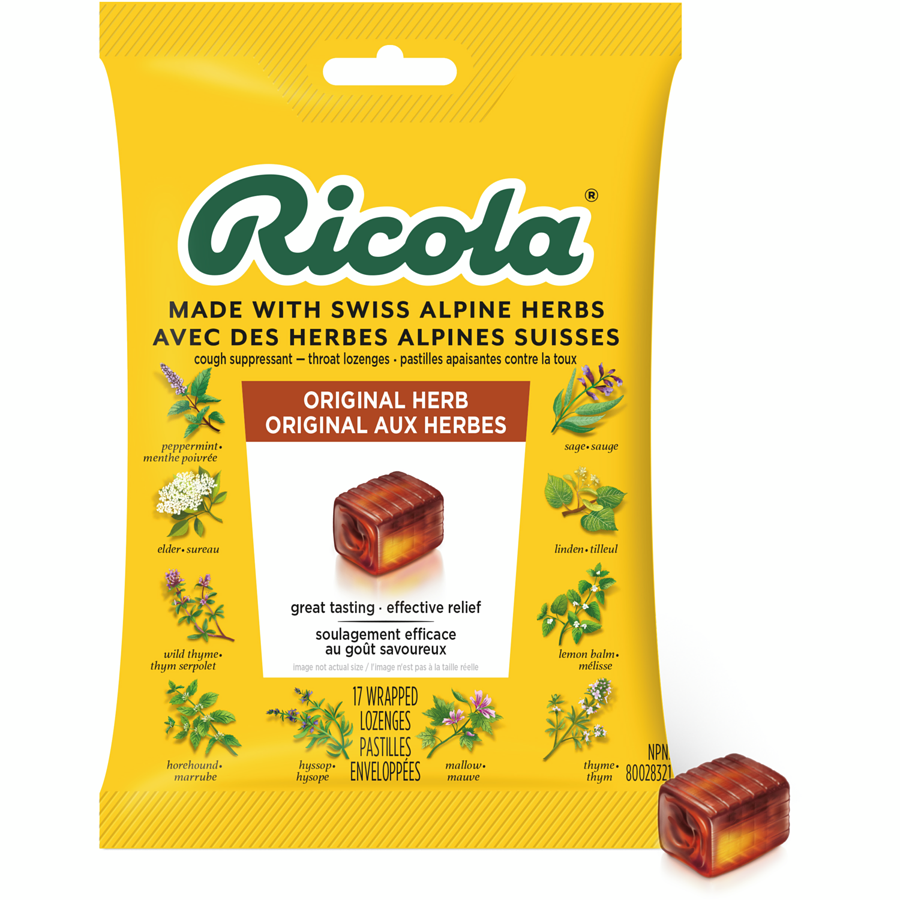 RICOLA ORIGINAL HERB / 17PK 