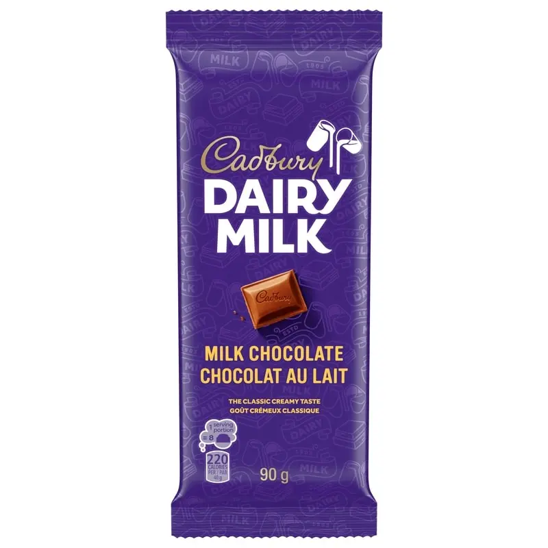 CADBURY DAIRY MILK CHOCOLATE 90G 
