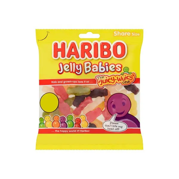 HARIBO JELLY BABIES 140G (UK)