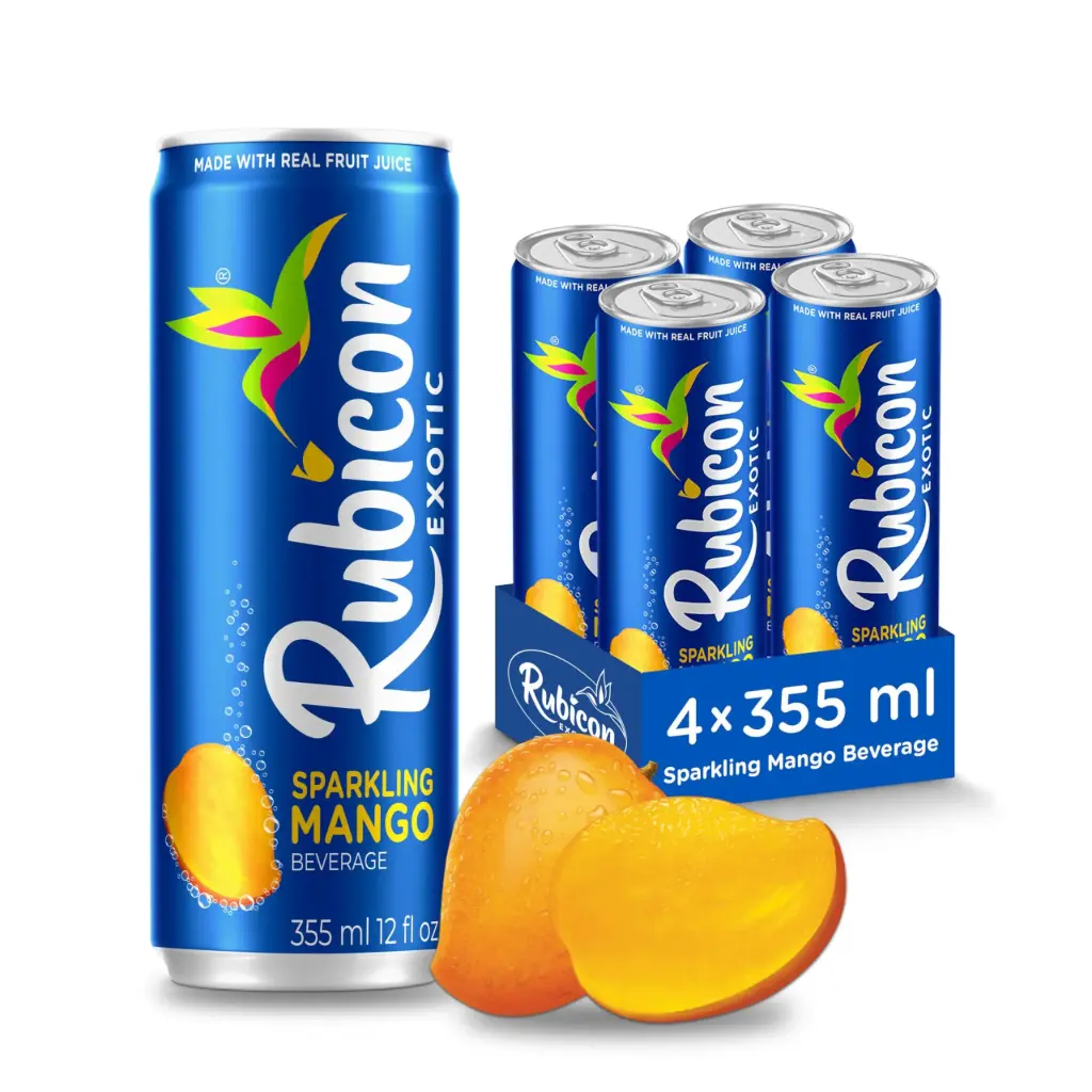 RUBICON EXOTIC SPARKLING MANGO 355ML/4CT