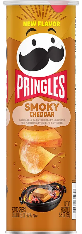 PRINGLES SMOKY CHEDDAR 158G (US)