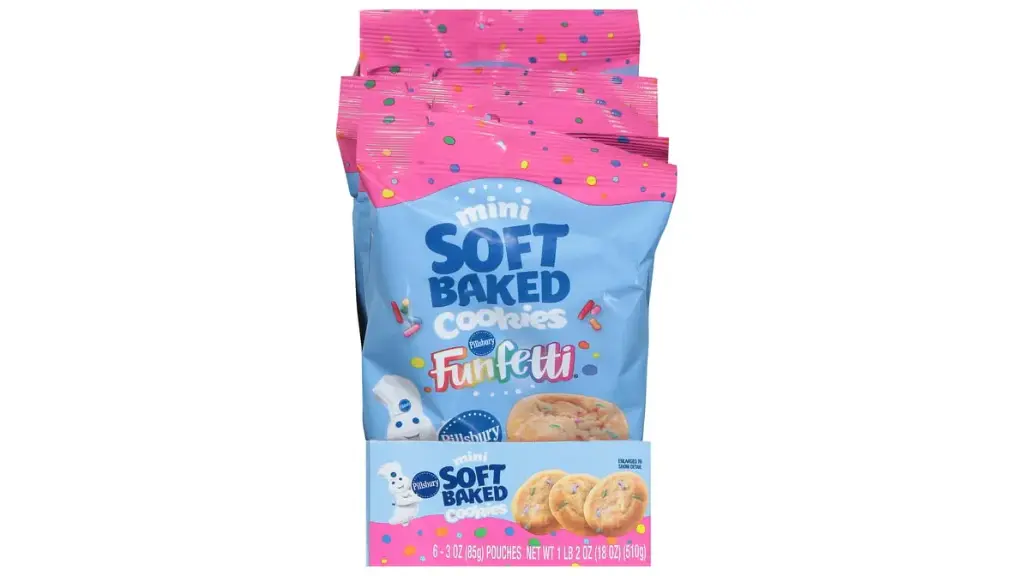 PILLSBURY MINI COOKIES FUNFETTI 6PK 