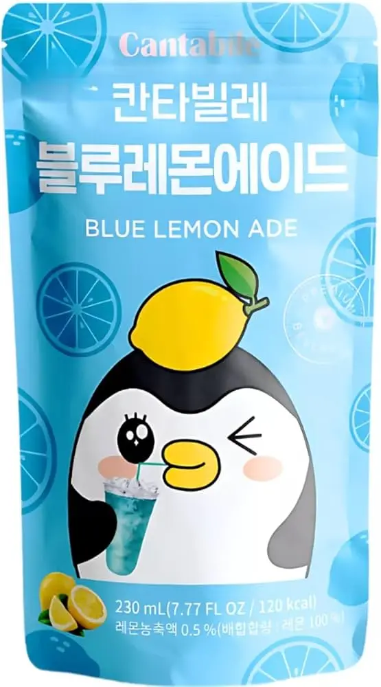 CANTABILE BLUE LEMONADE POUCH DRINK 230ML/10CT