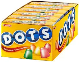 DOTS ASSTD GUMDROPS 64G/24CT
