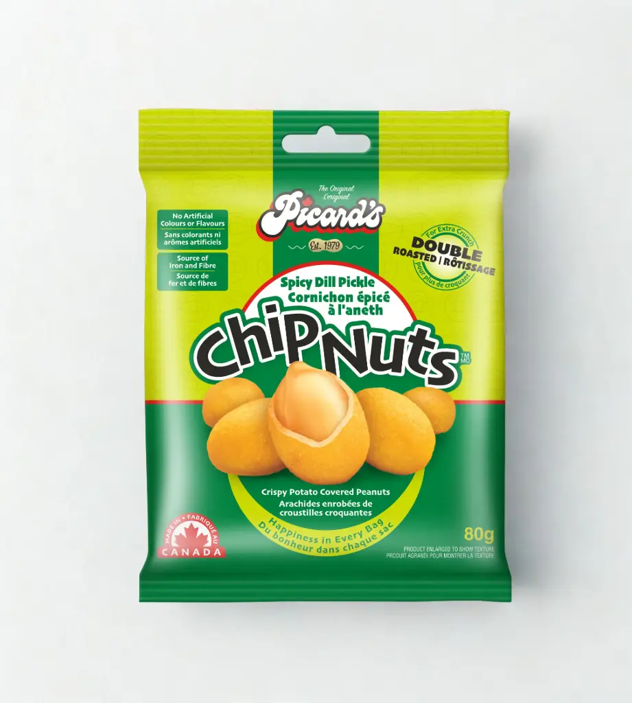 PICARD'S CHIPNUTS SPICY DILL PICKLE 80G