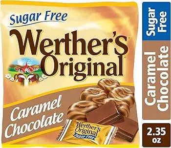 WERTHER'S CARAMEL CHOCO HARD CANDIES 60G