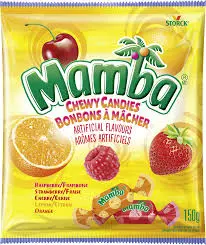 MAMBA FRUIT CHEWY CANDY 150G 