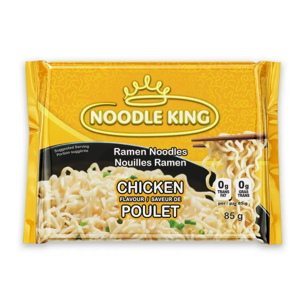 NOODLE KING CHICKEN POUCH 84G/24PK  