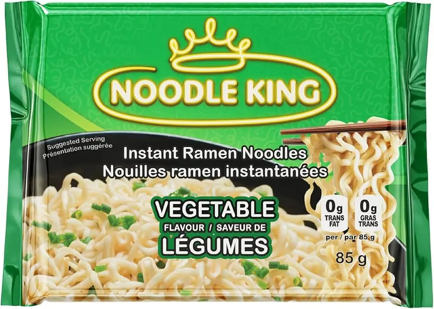 NOODLE KING VEGETABLE POUCH 84G/24PK 