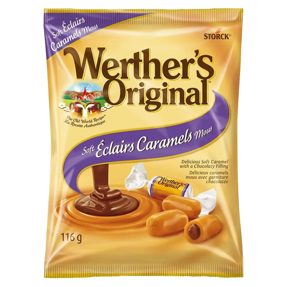 WERTHER'S SOFT ECLAIRS CARAMELS MOUS116G