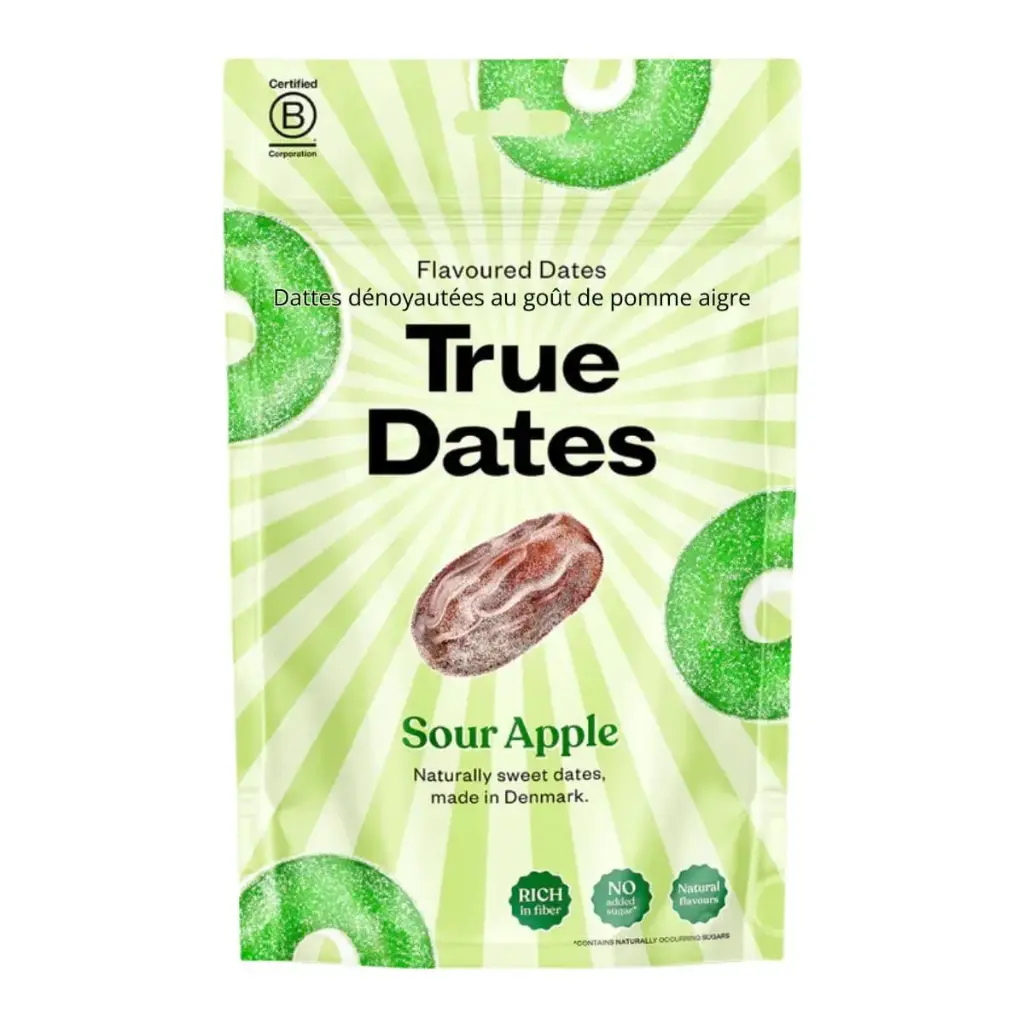 TRUE DATES WITH SOUR APPLE FLVR 100G