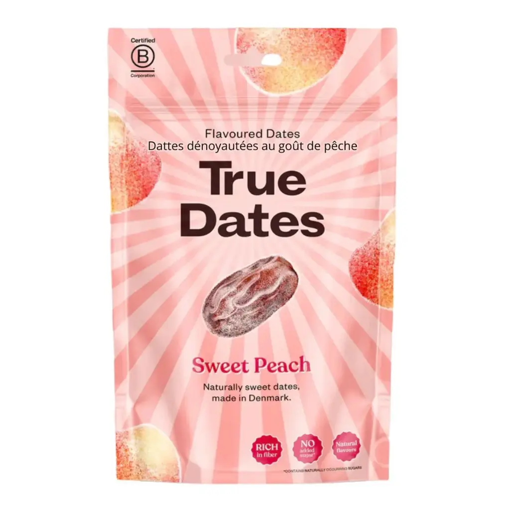 TRUE DATES WITH SWEET PEACH FLVR 100G 