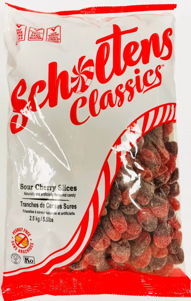 SCHOLTENS SOUR CHERRY SLICE 2.5KG
