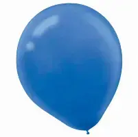 LATEX BALLOONS BLUE/15PK   