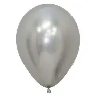 LATEX BALLOONS SILVER /15PK     
