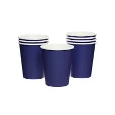 BLUE PAPER CUP 9OZ/  8PK  