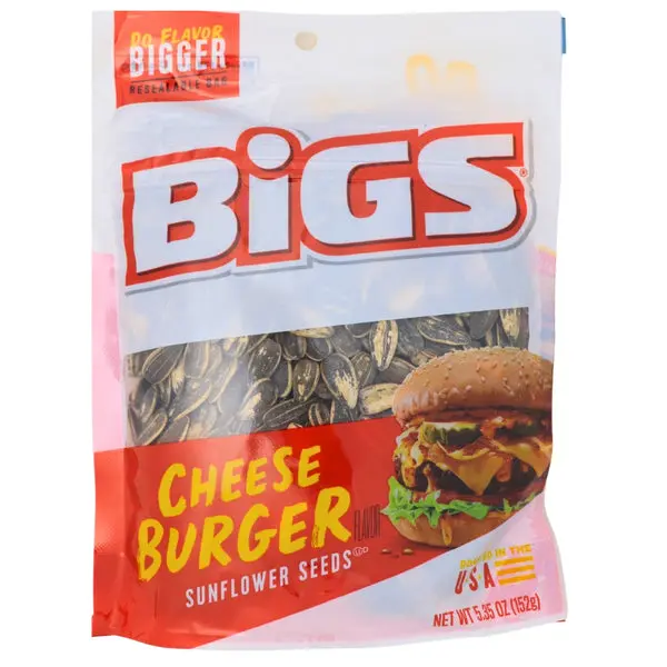BIGS SEEDS CHEESE BURGER SUNFLOWER SEEDS 152G