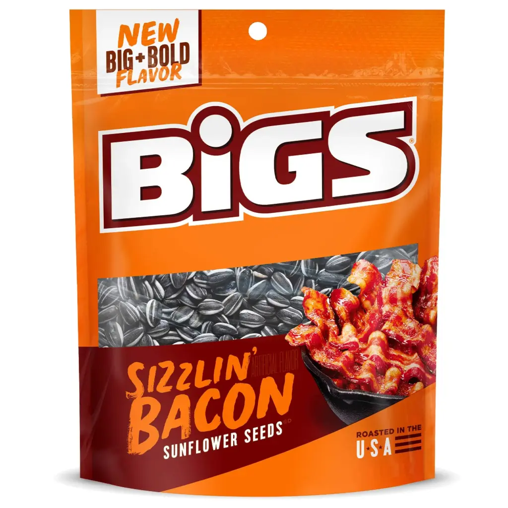 BIGS SEEDS SIZZLIN BACON SUNFLOWER SEEDS 152G