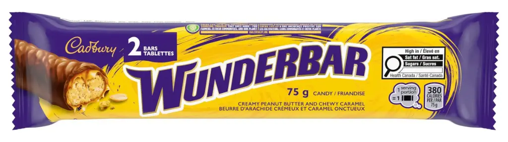 CADBURY WUNDERBAR 75G 2 BARS