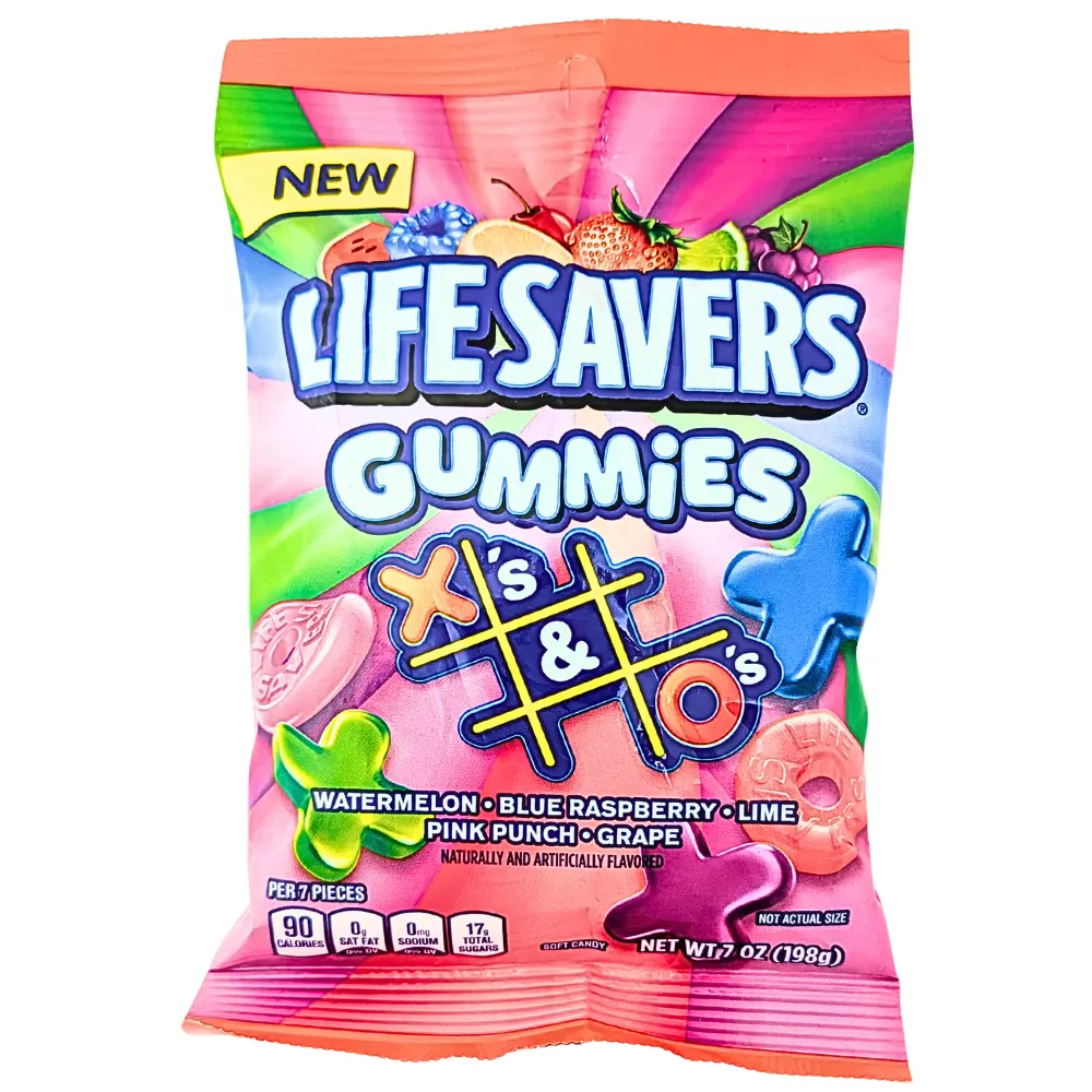 LIFESAVERS BAG GUMMIES XO 198G