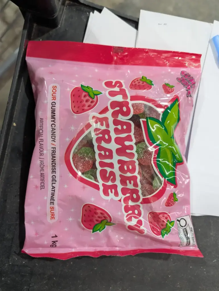 GUMMY ZONE STRAWBERRY / 1KG 