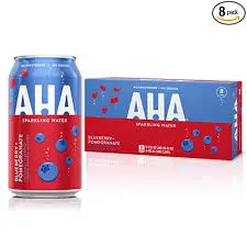 AHA BLUEBERRY POMMEGRANATE SPARKLING WATER 355ML/12CT