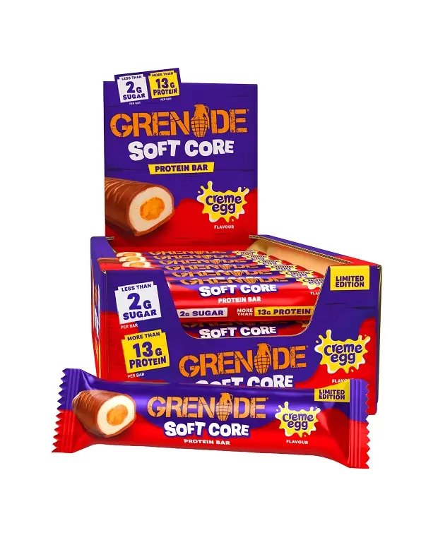 GRENADE CREME EGG PROTIEN BAR 45G/18CT 