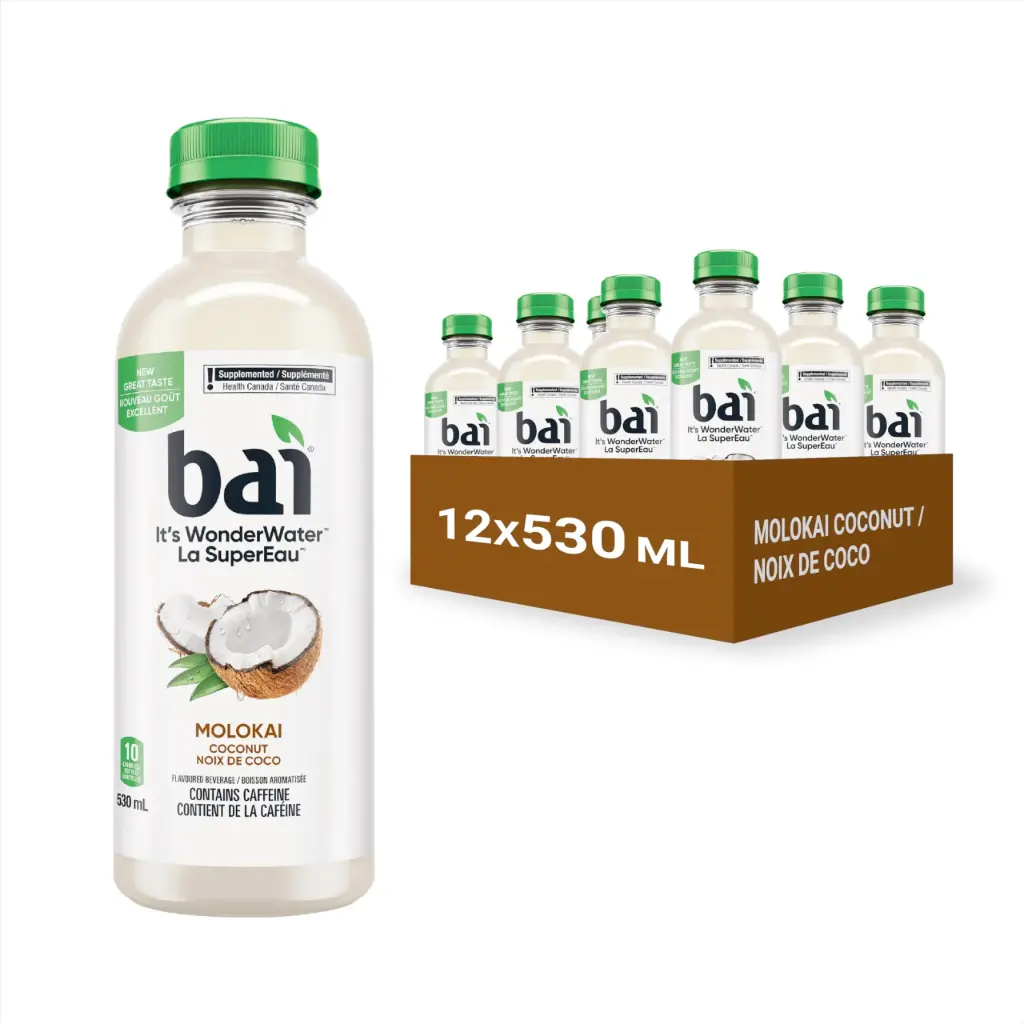 BAI MOLOKAI COCONUT 530ML/12CT