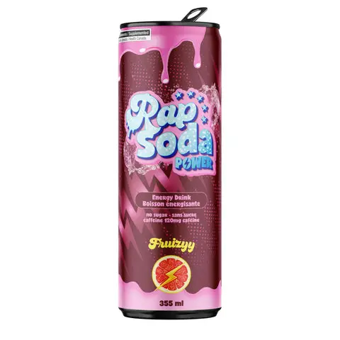 RAP SODA POWER FRUIZYY 355ML