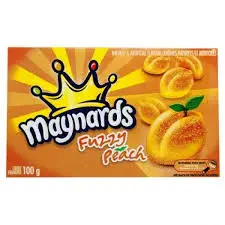 MAYNARDS THEA. BOX FUZZY PEACH 100G