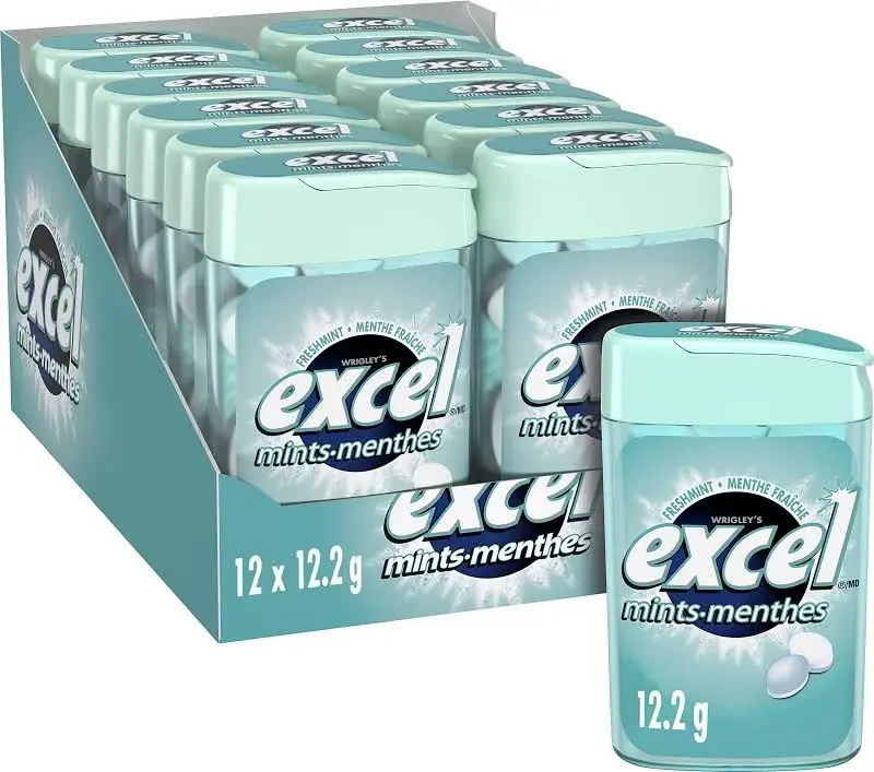 EXCEL MINTS FRESHMINT 12.2G/12CT