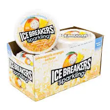 ICE BREAKERS SPARKLING PINEAPPLE MANGO 8CT