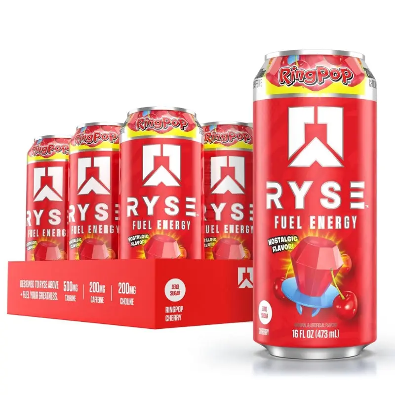 RYSE ENERGY RINGPOP 473ML/12CT