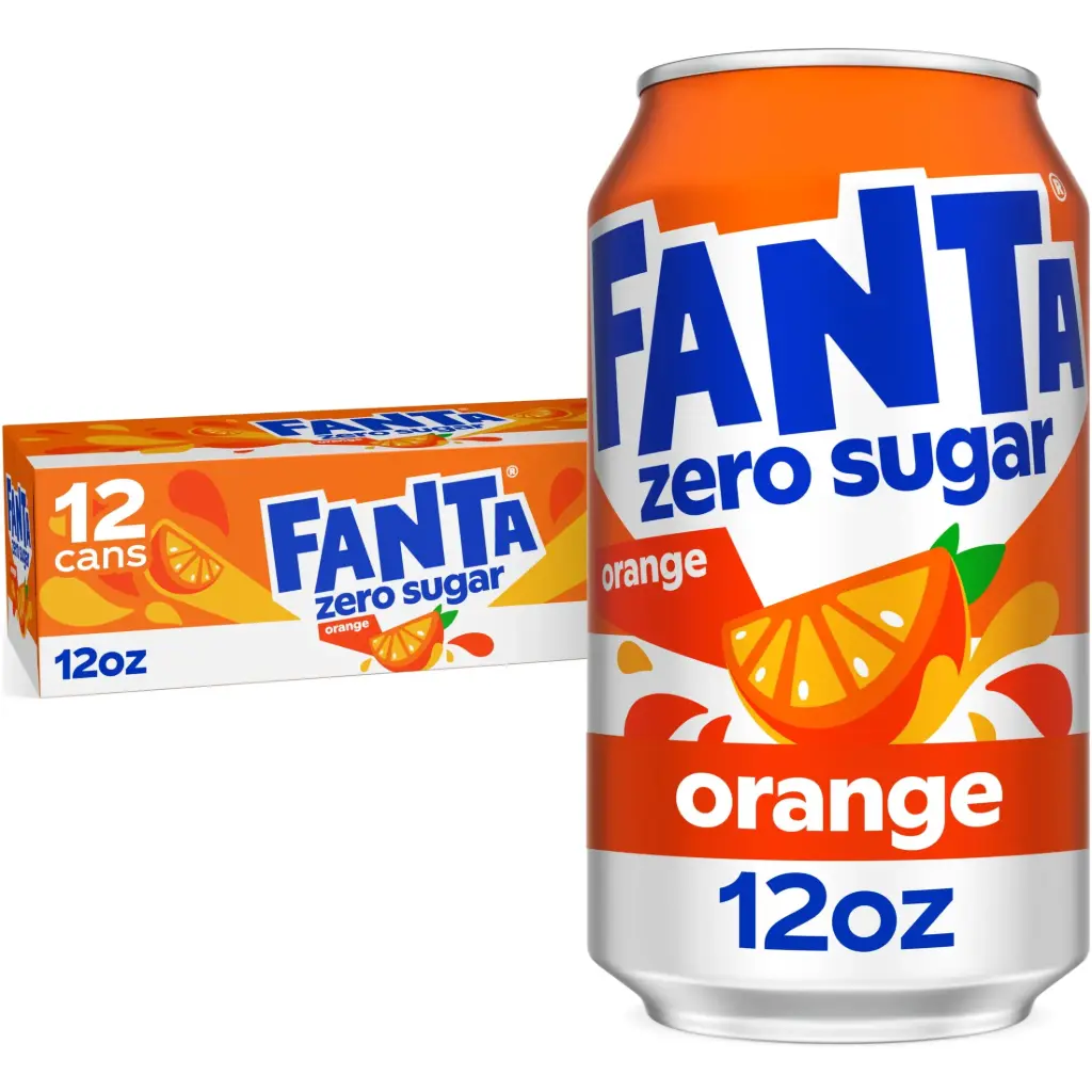 FANTA ORANGE ZERO CANS 355ML/12CT