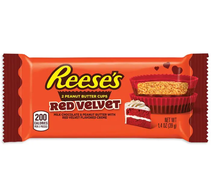 REESE'S PEANUT BUTTER RED VELVET CUPS KING SIZE 24CT (US)