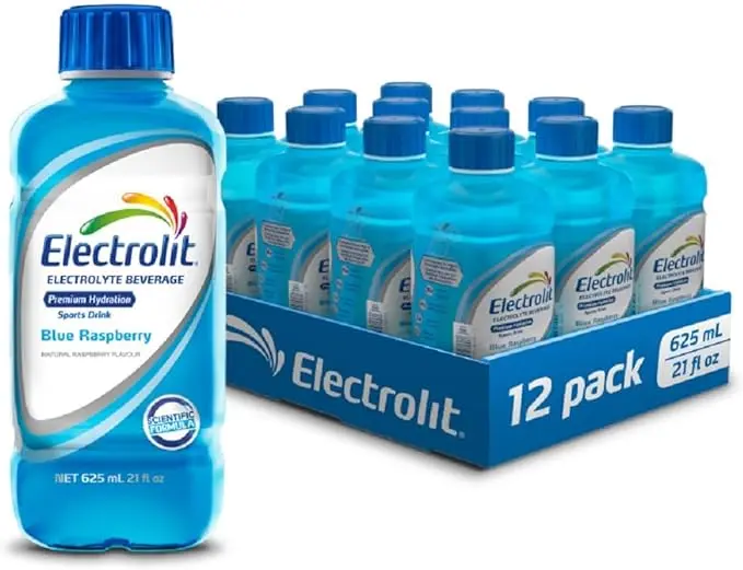 ELECTROLIT BLUE RASPBERRY 625ML/12CT