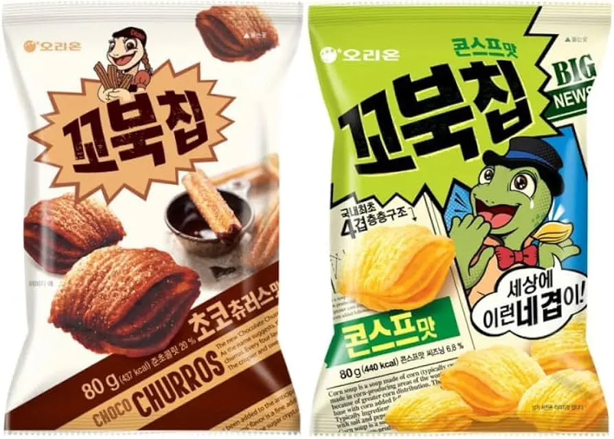 TURTLE CHIPS SWEET CORN & CHOCO CHURROS 14PK