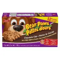 DARE BEAR PAWS CHOCOLATE CHIP 480G/12CT