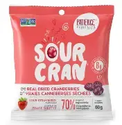 SOUR CRAN DRIED CRANBERRIES STRAWBERRY/ 60G  