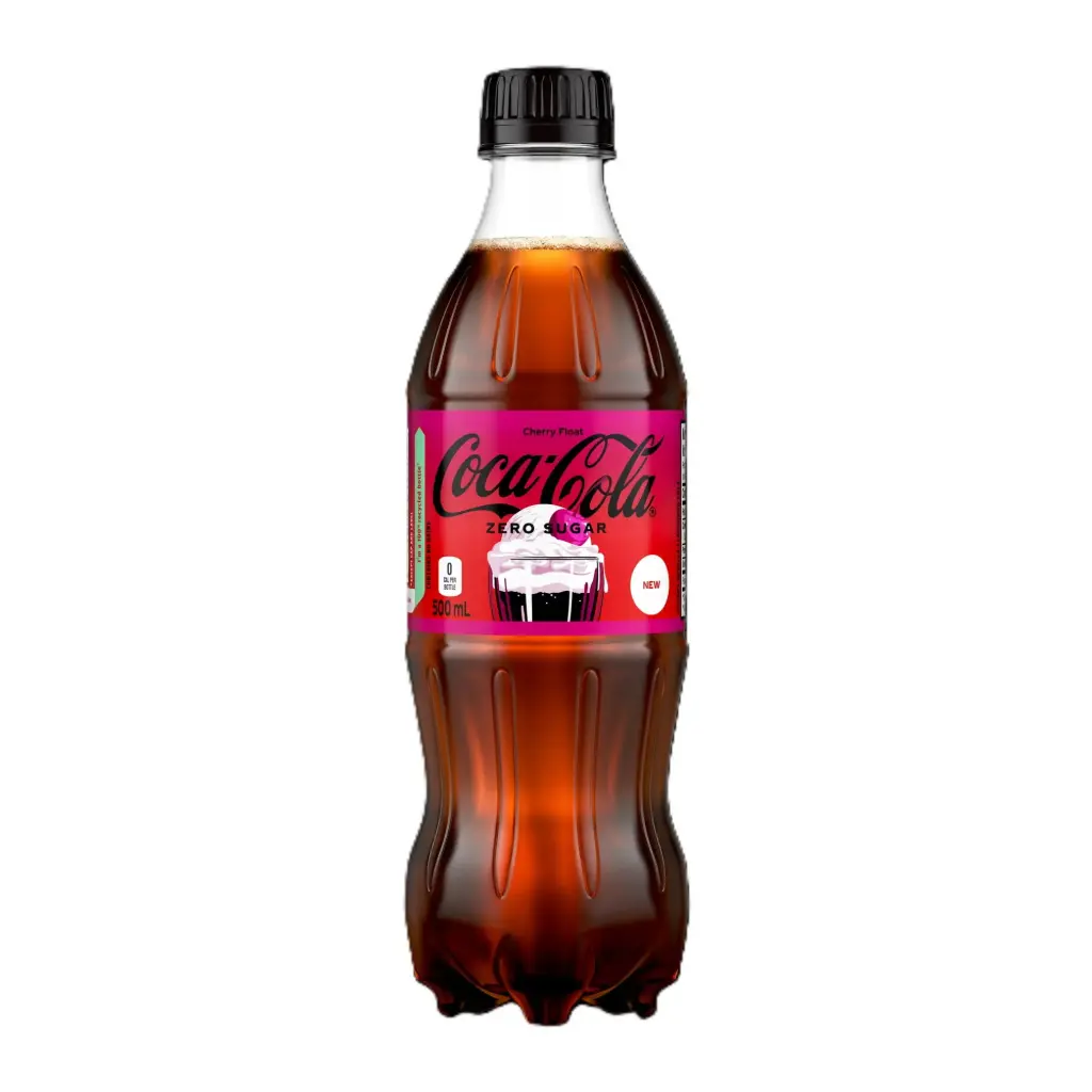 COKE BTL CHERRY FLOAT ZERO 500ML (CAN) 