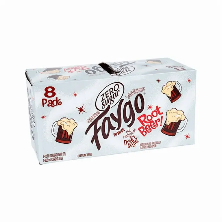FAYGO ROOT BEER ZERO 355ML/8CT
