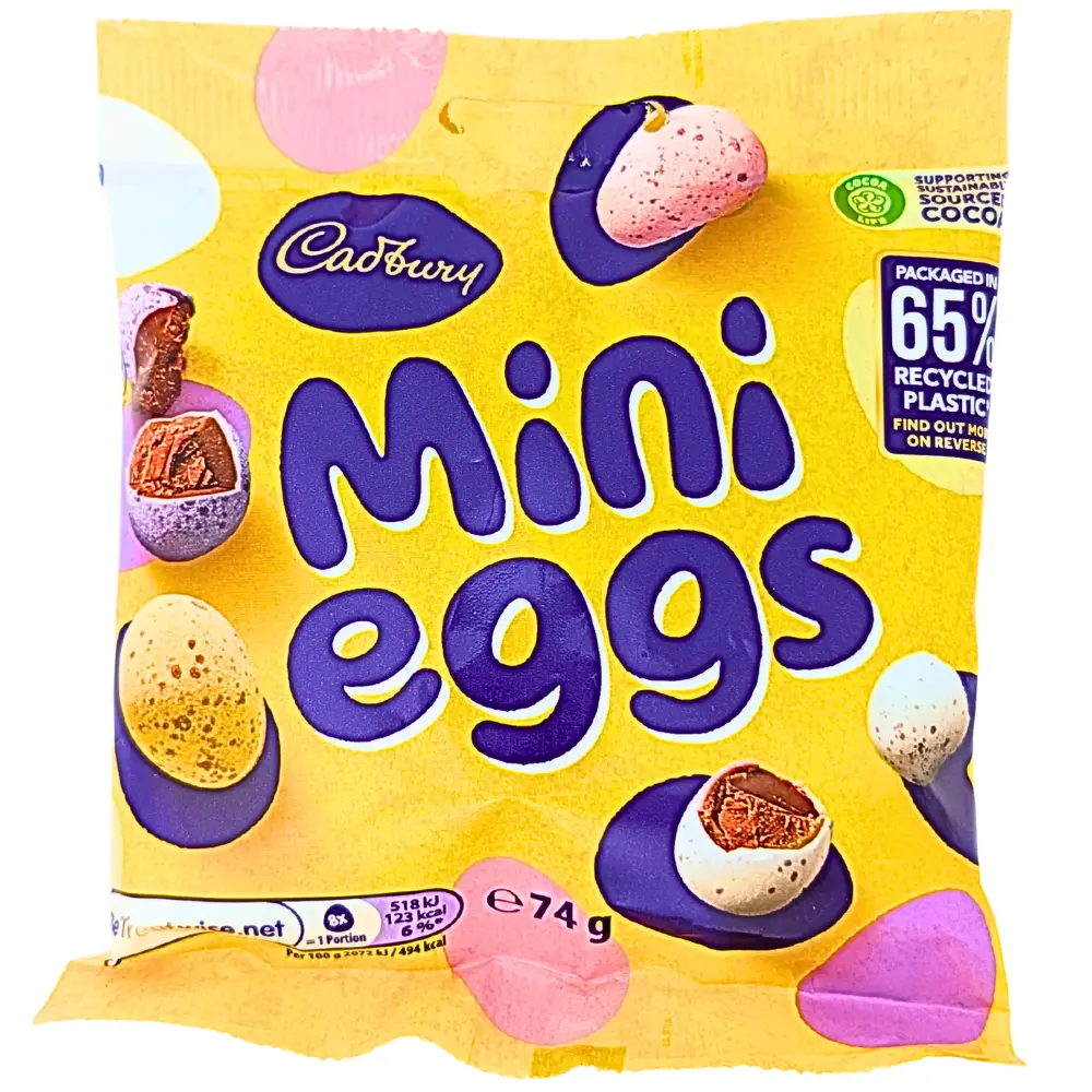 CADBURY MINI EGGS BAG 74G (UK)
