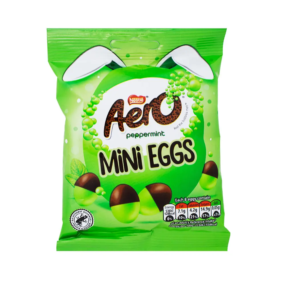 AERO PEPPERMINT MINI EGGS 70G (UK)