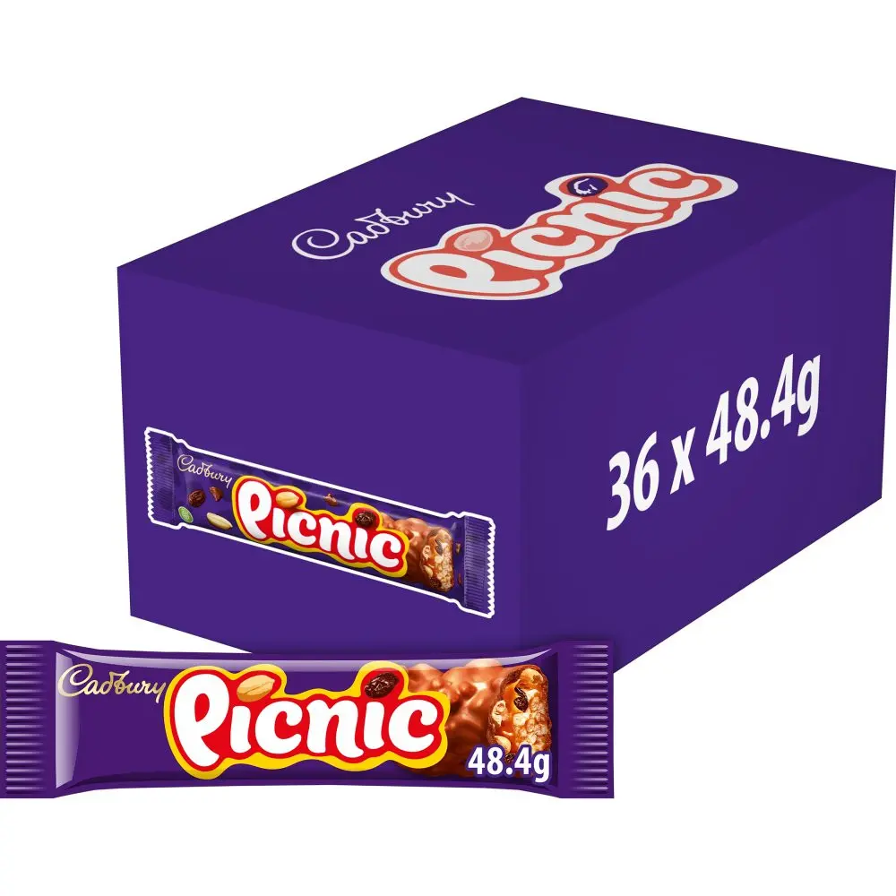 CADBURY PICNIC BARS 48G/36CT (UK)