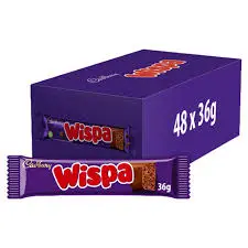 CADBURY WISPA BARS 48G/36CT (UK) 