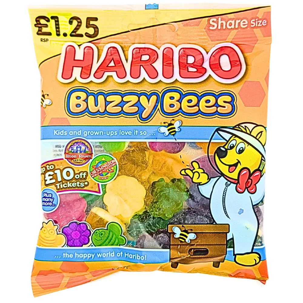 HARIBO BUZZY BEES 140G (UK)
