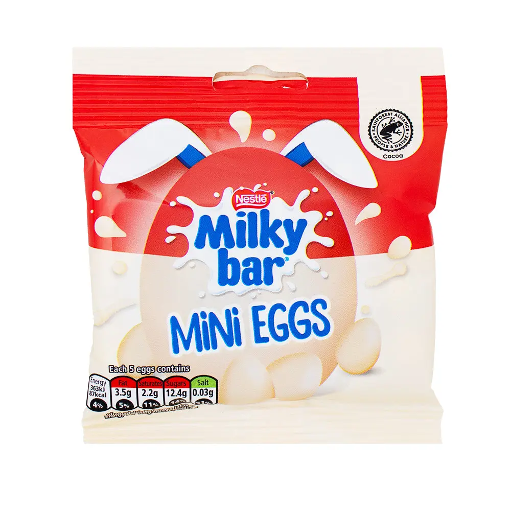 NESTLE MILKYBAR MINI EGGS POUCH 80G (UK)
