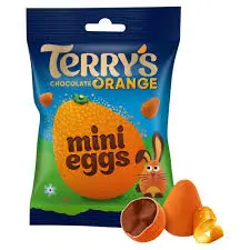 TERRYS CHOCOLATE ORANGE MINI EGGS POUCH 80G (UK) 