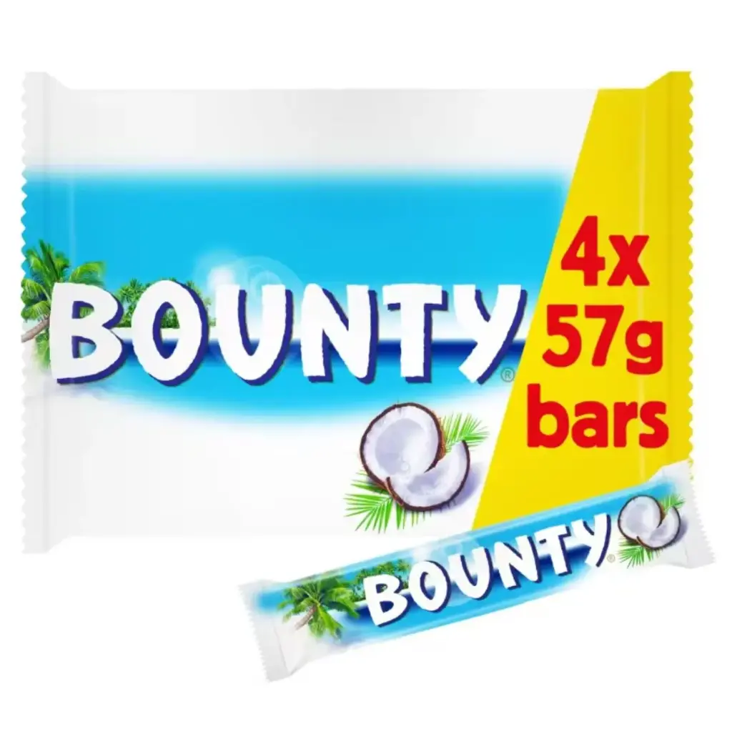 BOUNTY REGULAR BAR 57G/ 4CT