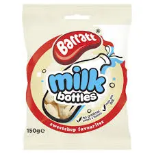 BARRATT MILK BOTTLES 150G (UK)